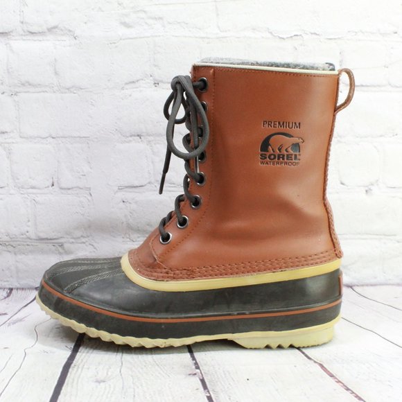 Sorel Shoes - SOREL 1964 Premium Brown Leather Waterproof Duck B